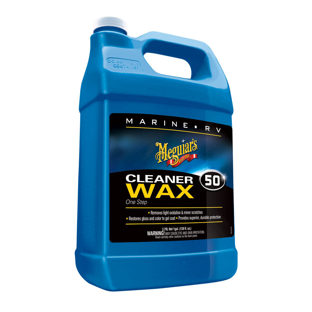 Meguiars #50 Boat/RV Cleaner Wax - Liquid 1 Gallon | SendIt Sailing