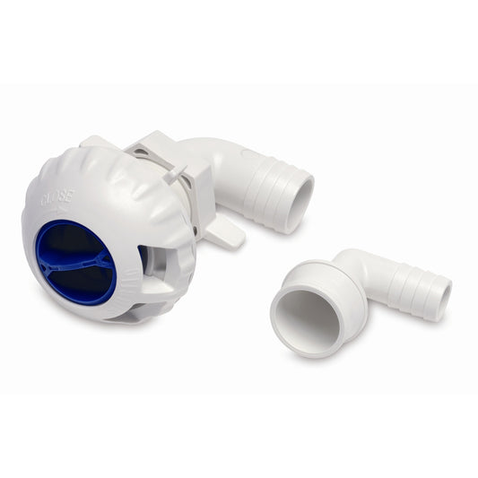Shurflo by Pentair Livewell Fill Valve with 3/4in and 1-1/8in Fittings | SendIt Sailing