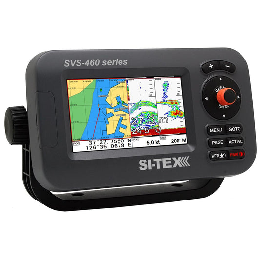 Si-Tex SVS-460CE Chartplotter - 4.3in Color Screen with Internal and External GPS Antennas and Navionics+ Flexible Coverage | SendIt Sailing