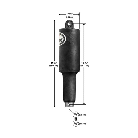 Lenco 101XD Extreme Duty Actuator - 12V - 2-1/4in Stroke with Hardware | SendIt Sailing