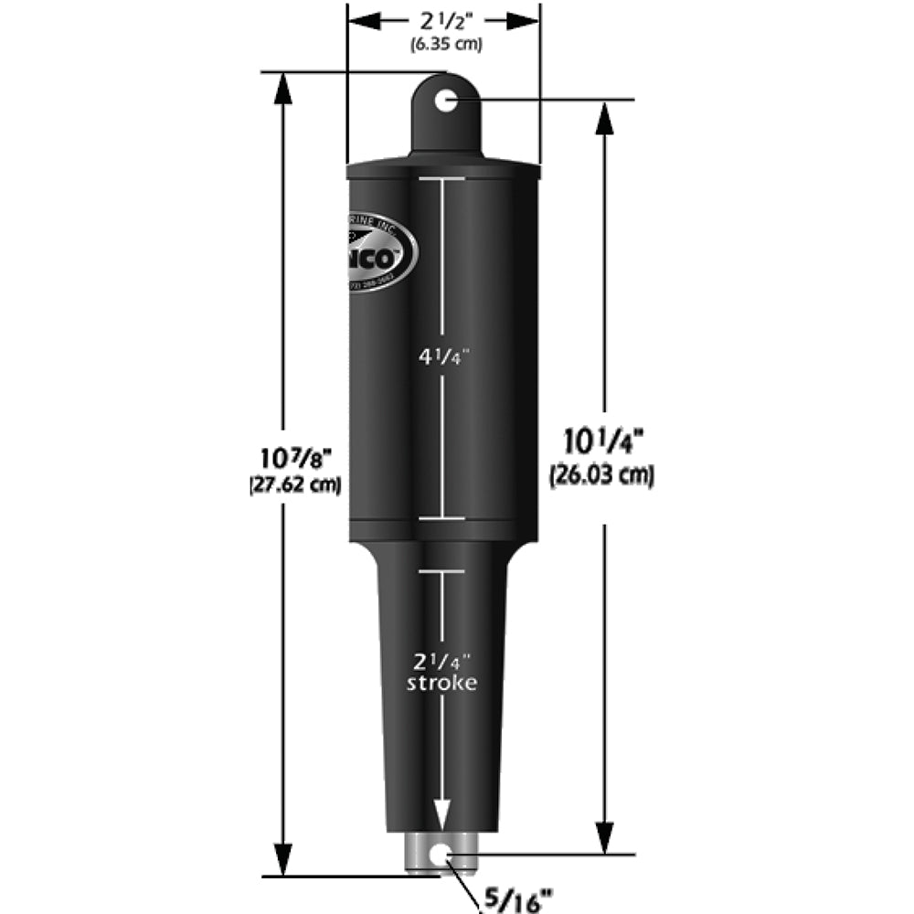 Lenco 12V 1-1/4in Stroke 5 Lobe Actuator - 5/16in - 3/8in | SendIt Sailing