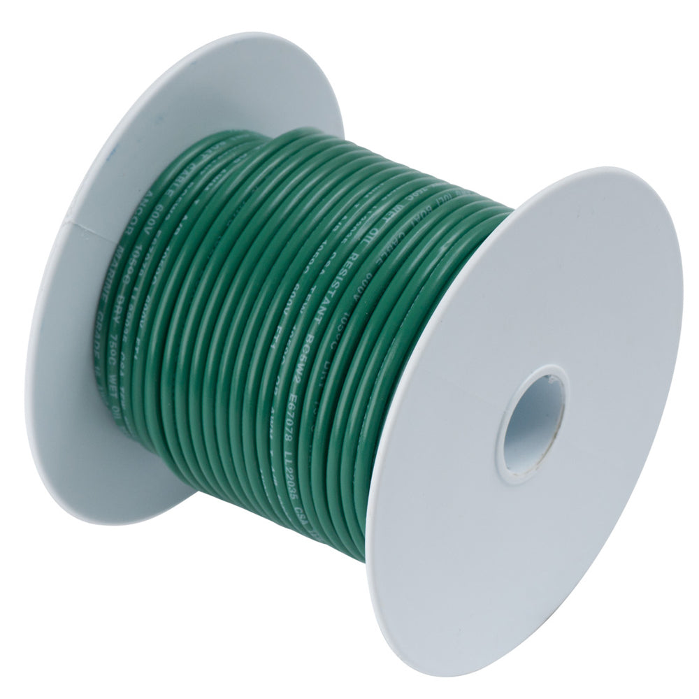 Ancor Green 14AWG Tinned Copper Wire - 100ft | SendIt Sailing