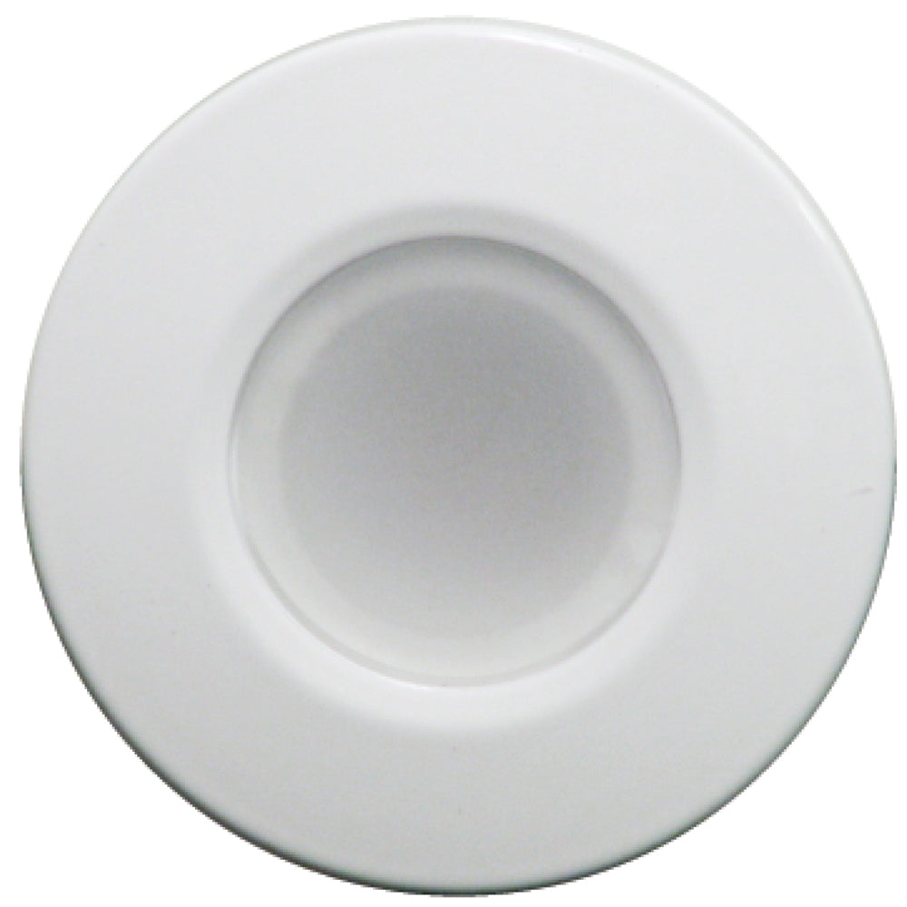 Lumitec Orbit Flush Mount Down Light Spectrum RGBW - White Housing | SendIt Sailing