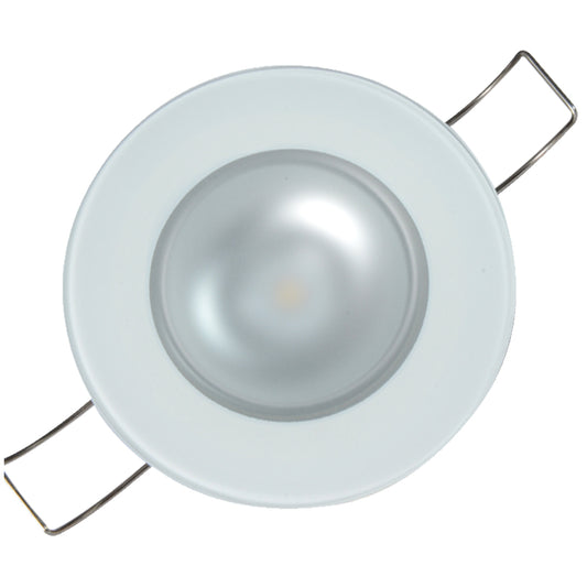 Lumitec Mirage Flush Mount Down Light Spectrum RGBW - Glass Bezel | SendIt Sailing