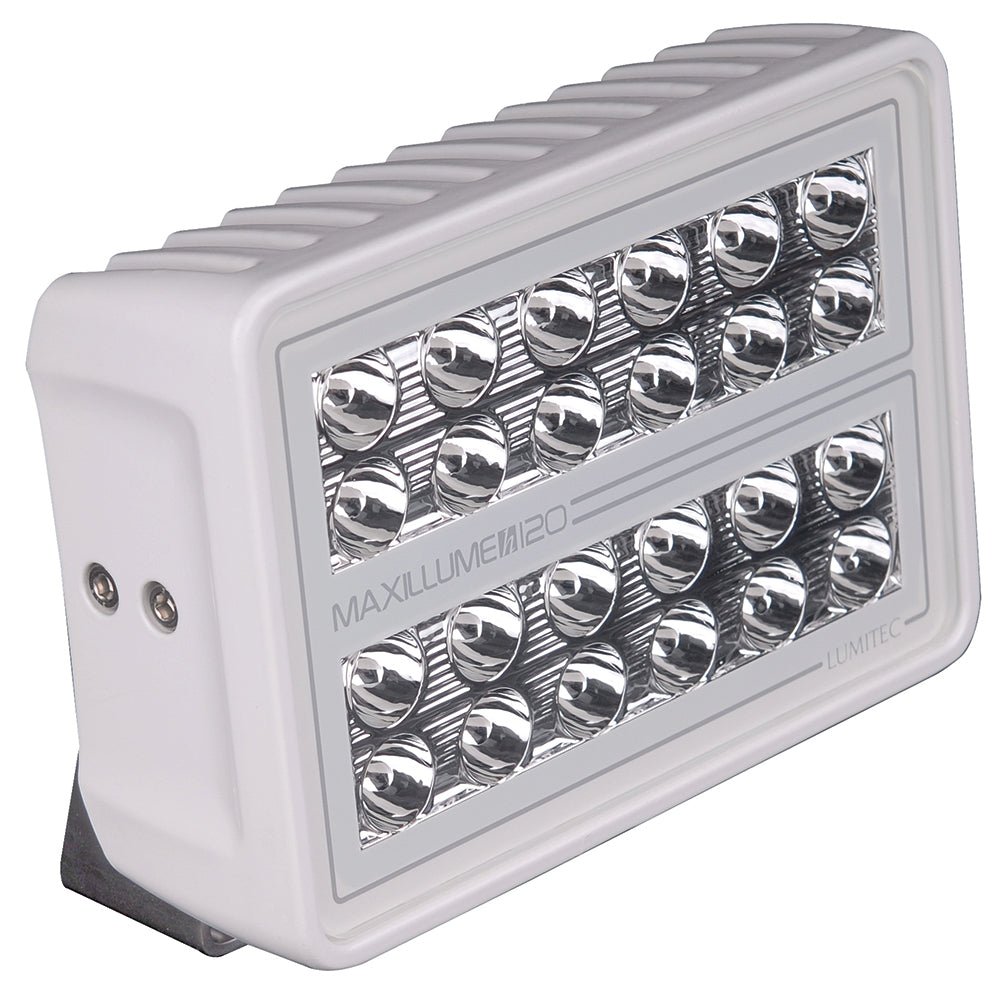 Lumitec Maxillume h120 - Trunnion Mount Flood Light - White Housing - White Dimming | SendIt Sailing