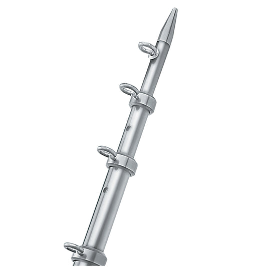 TACO 12ft Silver/Silver Center Rigger Pole - 1-1/8in Diameter | SendIt Sailing
