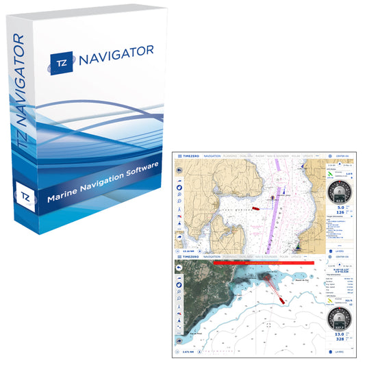 Nobeltec TZ Navigator Software - Digital Download | SendIt Sailing
