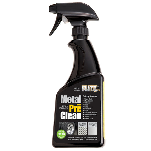 Flitz Metal Pre-Clean - All Metals Icluding Stainless Steel - 16oz Spray Bottle | SendIt Sailing