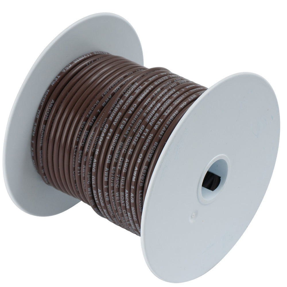 Ancor Brown 18 AWG Tinned Copper Wire - 1,000ft | SendIt Sailing