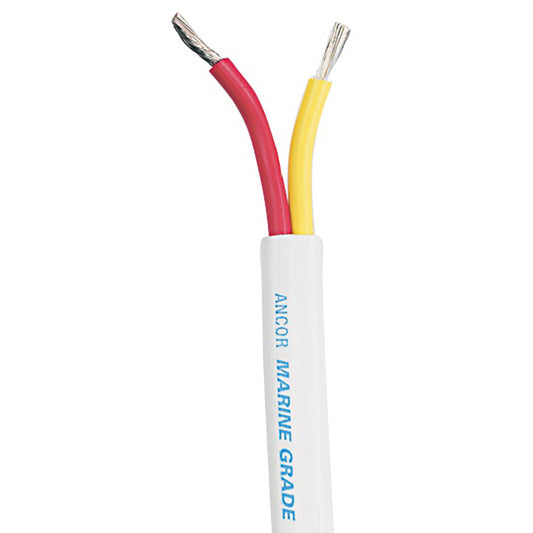 Ancor Safety Duplex Cable - 18/2 AWG - Red/Yellow - Flat - 250ft | SendIt Sailing