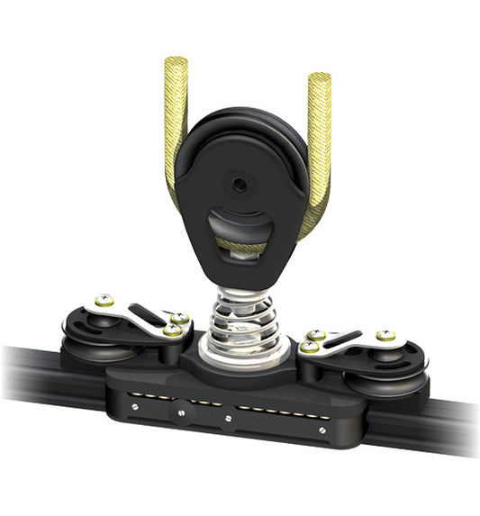 Antal 614.213 Big Boat Car - Maxi 47 L=236mm (3:1) Shackle + 1 Control Sheave + Becket | SendIt Sailing