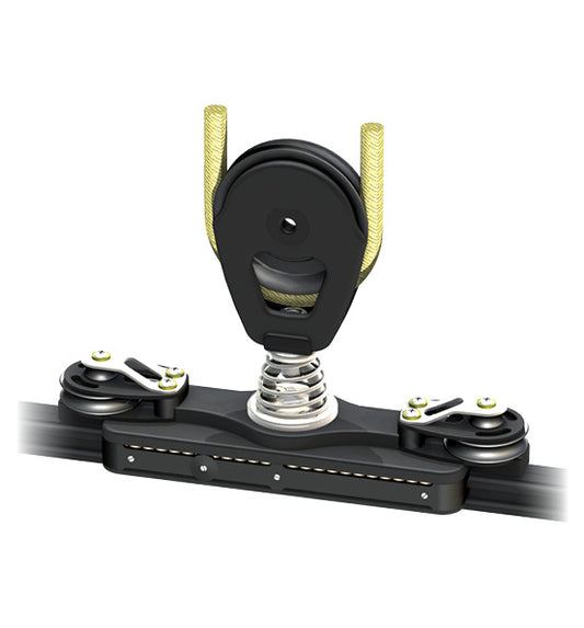 Antal 614.223 Big Boat Car - Maxi 47 L=336mm - Shackle + 1 Control Sheave + Becket | SendIt Sailing