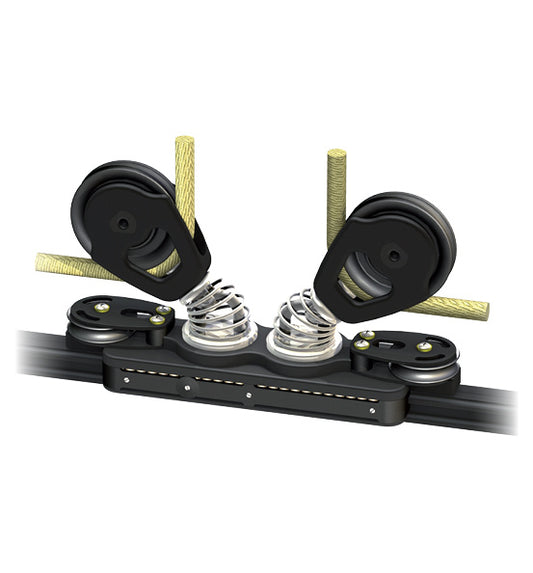 Antal 614.224 Big Boat Car - Maxi 47 L=336mm - 2 Shackles + Control Sheave | SendIt Sailing