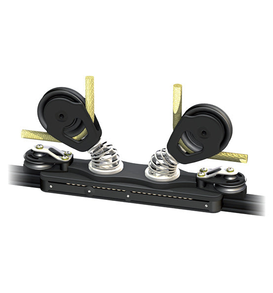 Antal 614.233 Big Boat Car - Maxi 47 L=430mm - Shackle + 1 Control Sheave | SendIt Sailing