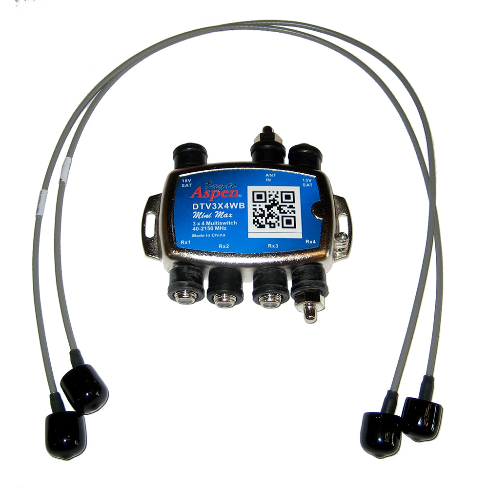 KVH TV-series Expansion Kit &ndash; Supports 3-4 DISH Network, Bell, or Sky Mexico Receivers | SendIt Sailing