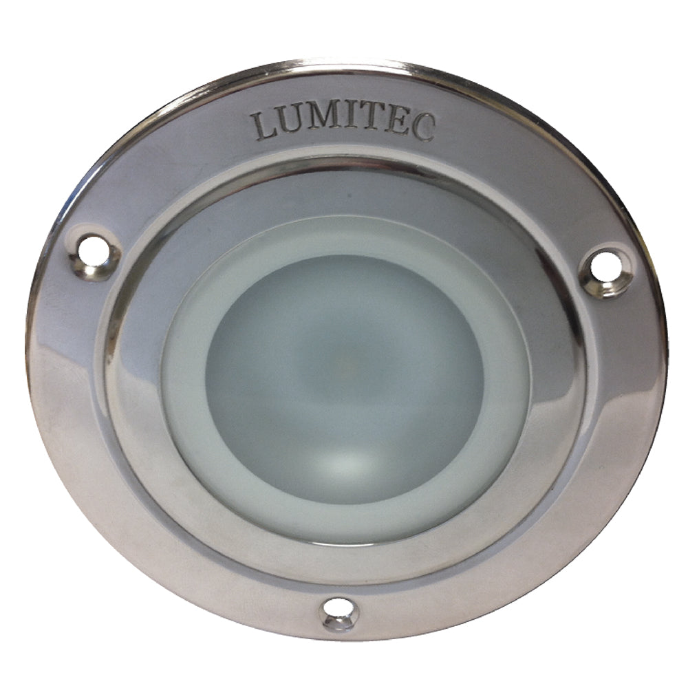 Lumitec Shadow - Flush Mount Down Light - Polished Finish - Spectrum RGBW | SendIt Sailing