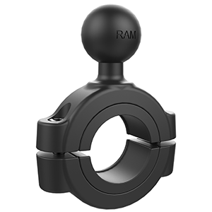 RAM Mount Torque 1-1/8in - 1-1/2in Diameter Handlebar/Rail Base with 1in Ball | SendIt Sailing