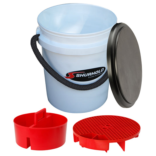 Shurhold One Bucket Kit - 5 Gallon - White | SendIt Sailing