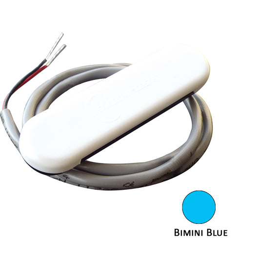 Shadow-Caster Courtesy Light with 2ft Lead Wire - White ABS Cover - Bimini Blue - 4-Pack | SendIt Sailing