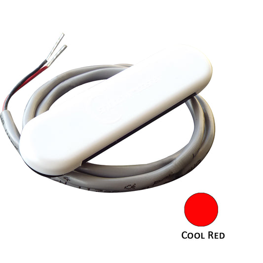 Shadow-Caster Courtesy Light with 2ft Lead Wire - White ABS Cover - Cool Red - 4-Pack | SendIt Sailing