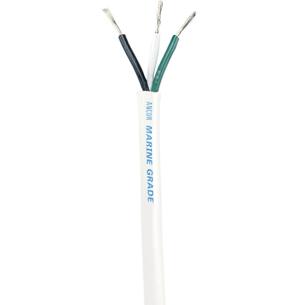 Ancor White Triplex Cable - 16/3 AWG - Round - 100ft | SendIt Sailing