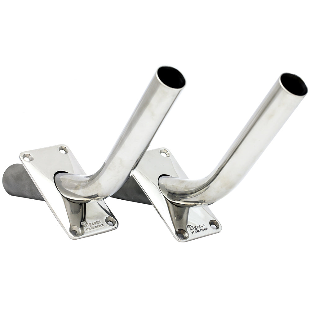 Tigress Gunnel Mount Outrigger Holders - Cast 316 SS - 1-1/2in ID - Pair | SendIt Sailing
