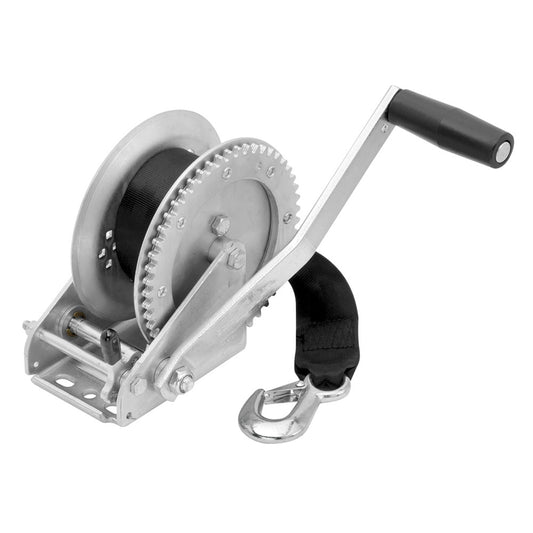 Fulton 1800lb Single Speed Winch with 20ft Strap Included | SendIt Sailing