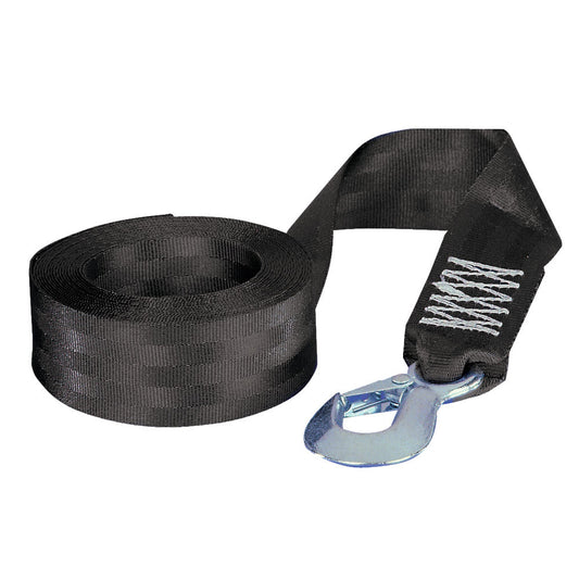 Fulton 2in x 12ft Winch Strap with Hook - 1,800lbs Max Load | SendIt Sailing