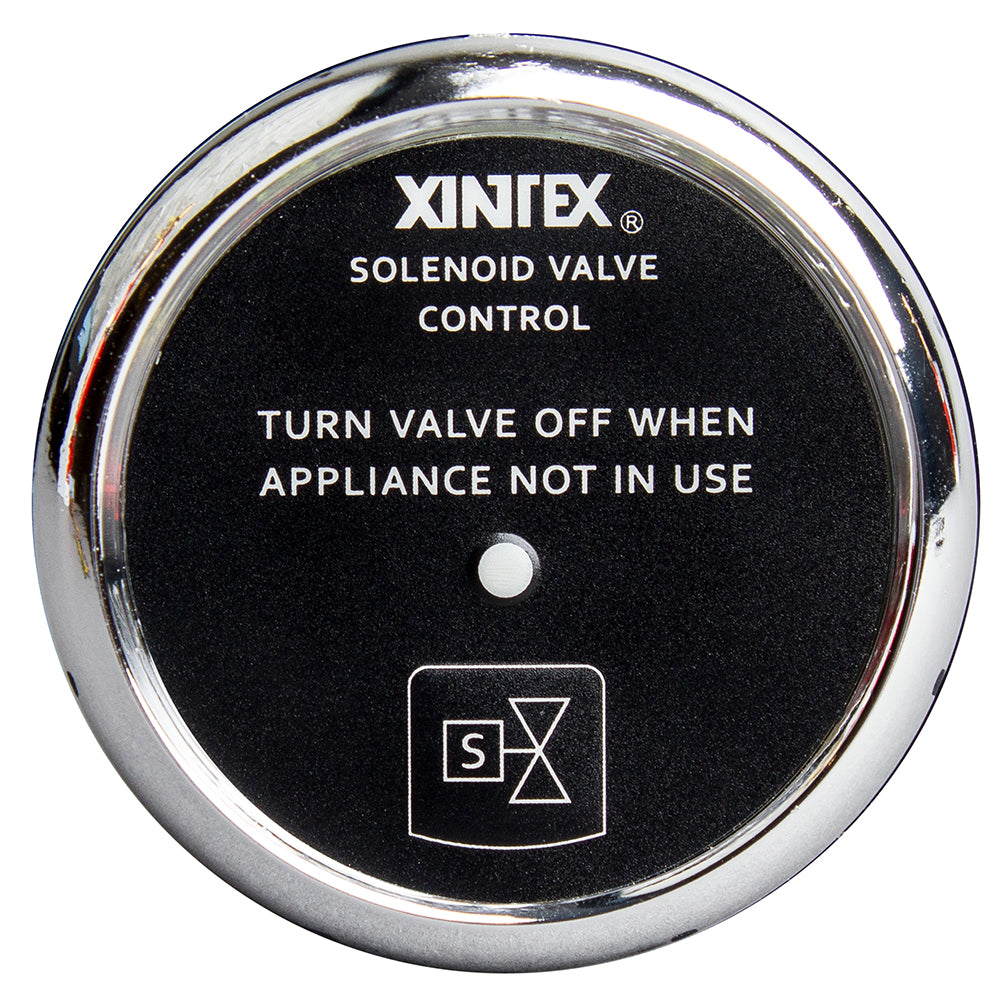 Fireboy-Xintex Propane Control and Solenoid Valve with Chrome Bezel Display | SendIt Sailing