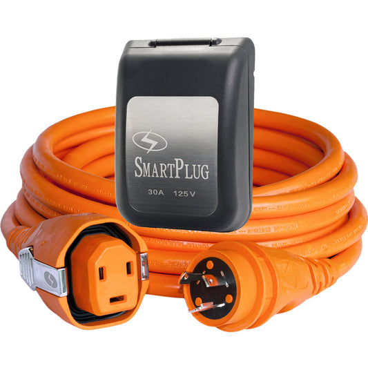 SmartPlug 30 AMP SmartPlug/Twist Type Cordset with Black Inlet Cover- 50ft | SendIt Sailing