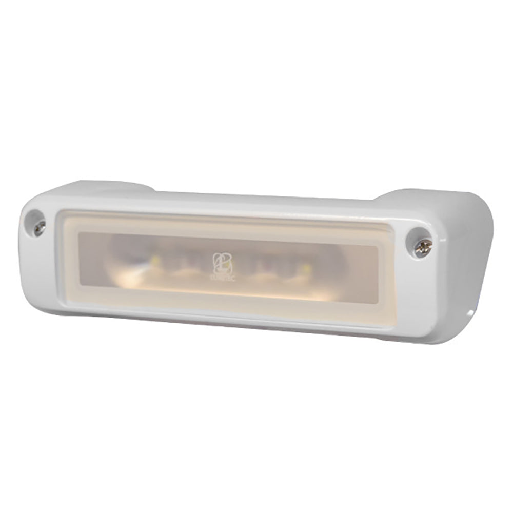 Lumitec Perimeter Light - White Finish - White/Blue Dimming | SendIt Sailing