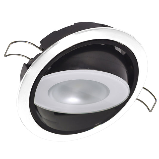 Lumitec Mirage Positionable Down Light - Spectrum RGBW Dimming - White Bezel | SendIt Sailing