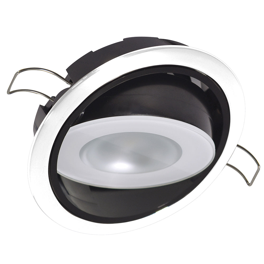 Lumitec Mirage Positionable Down Light - Warm White Dimming - Hi CRI - White Bezel | SendIt Sailing