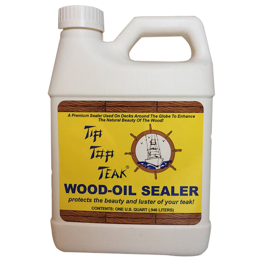 Tip Top Teak Wood Oil Sealer - Quart | SendIt Sailing