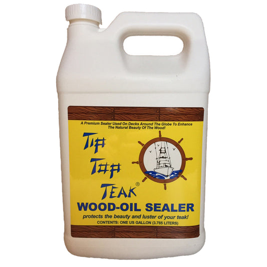 Tip Top Teak Wood Oil Sealer - Gallon | SendIt Sailing