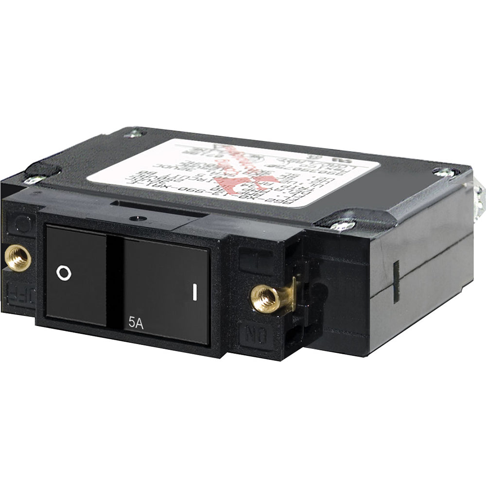 Blue Sea 7540 C-Series Flat Rocker Circuit Breaker - Single Pole - 5A | SendIt Sailing
