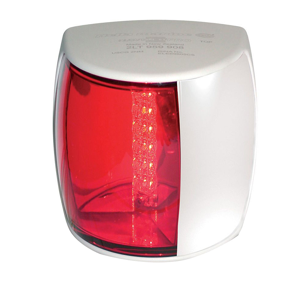 Hella Marine NaviLED PRO Port Navigation Lamp - 2nm - Red Lens/White Housing | SendIt Sailing