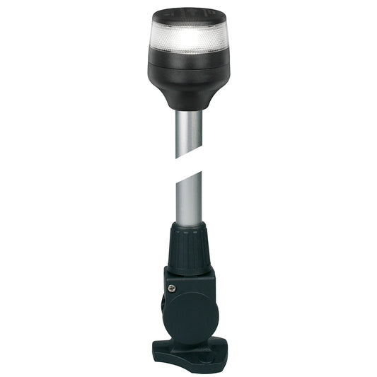Hella Marine NaviLED 360 Compact All Round Lamp - 2nm - 12in Fold Down Base - Black | SendIt Sailing