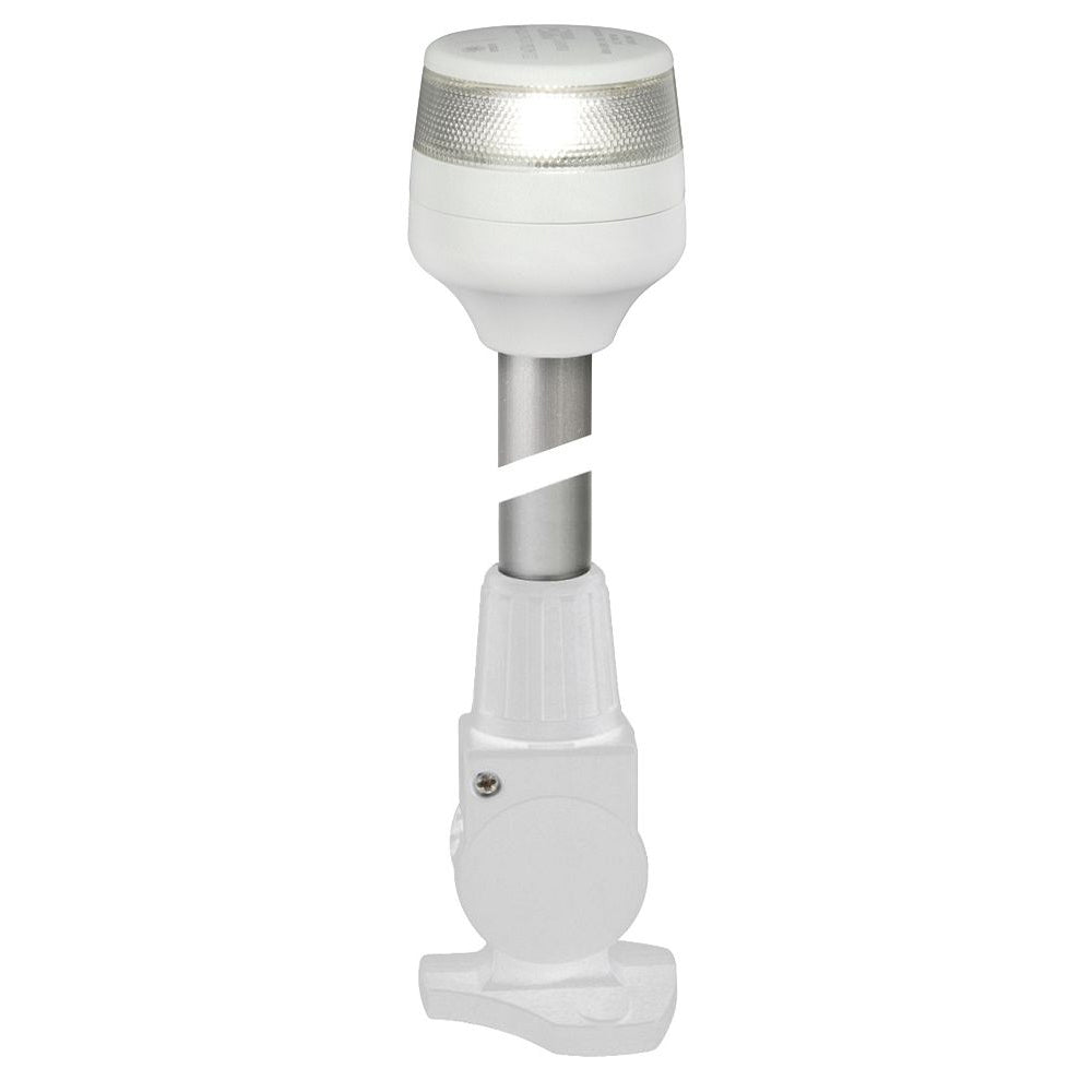 Hella Marine NaviLED 360 Compact All Round Lamp - 2nm - 24in Fold Down Base - White | SendIt Sailing