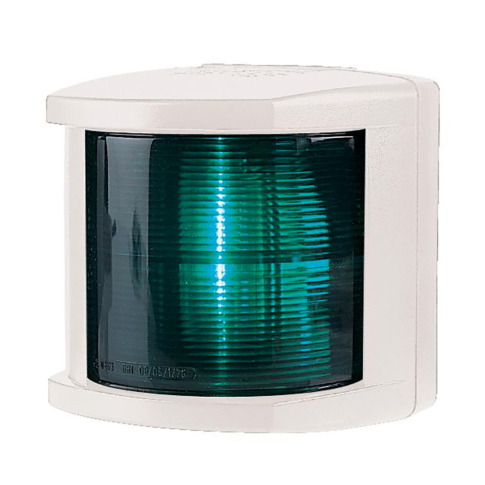 Hella Marine Starboard Navigation Light - Incandescent - 2nm - White Housing - 12V | SendIt Sailing