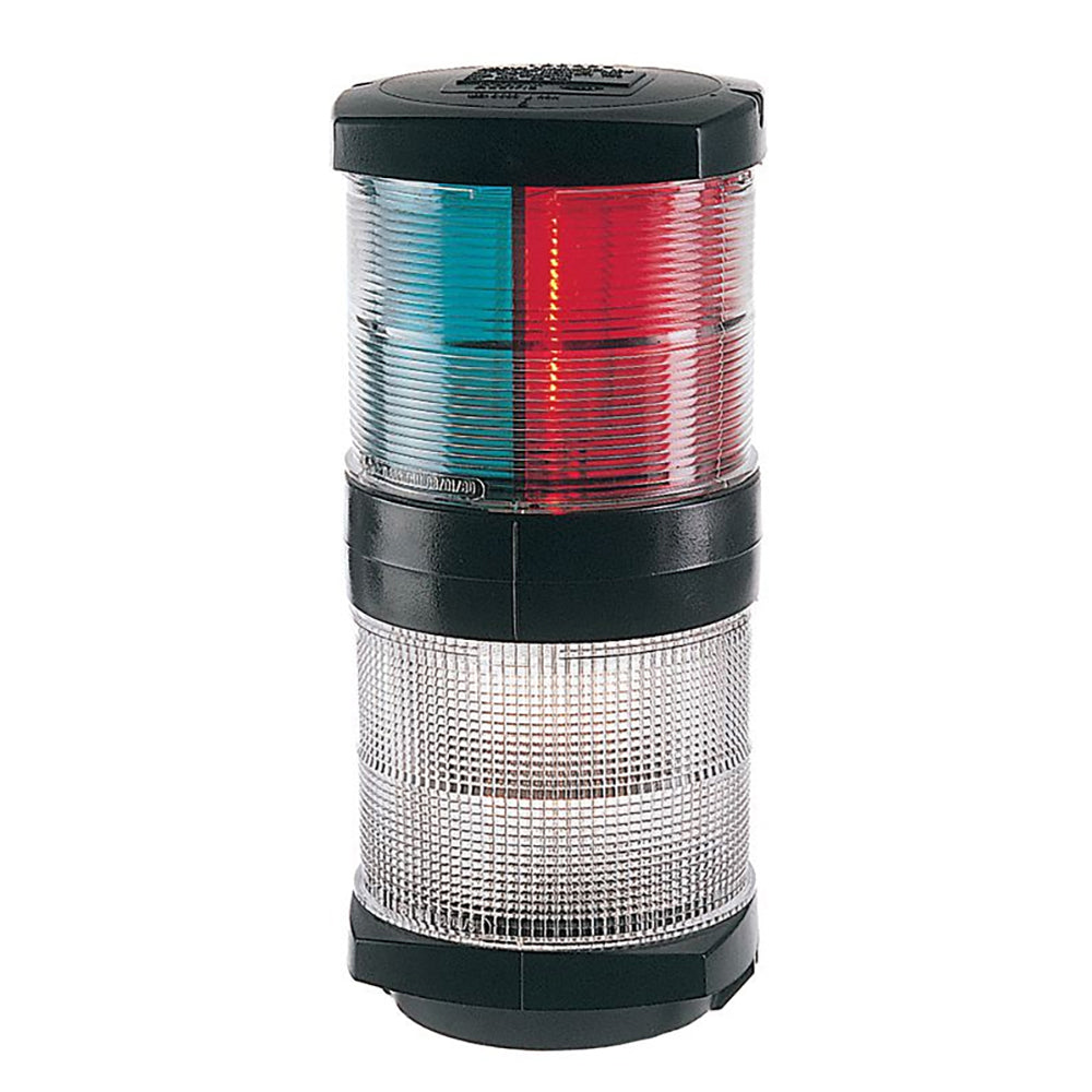 Hella Marine Tri-Color Navigation Light/Anchor Navigation Lamp- Incandescent - 2nm - Black Housing - 12V | SendIt Sailing