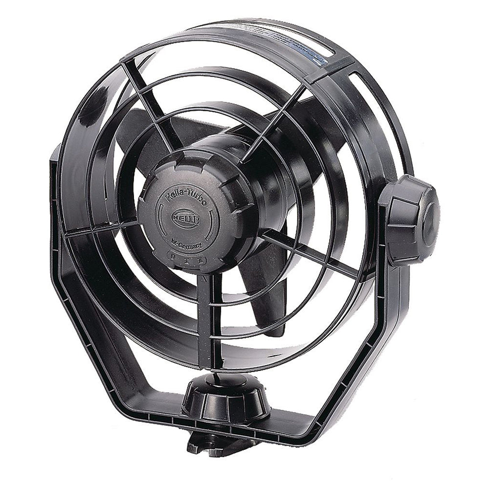 Hella Marine 2-Speed Turbo Fan - 12V - Black | SendIt Sailing