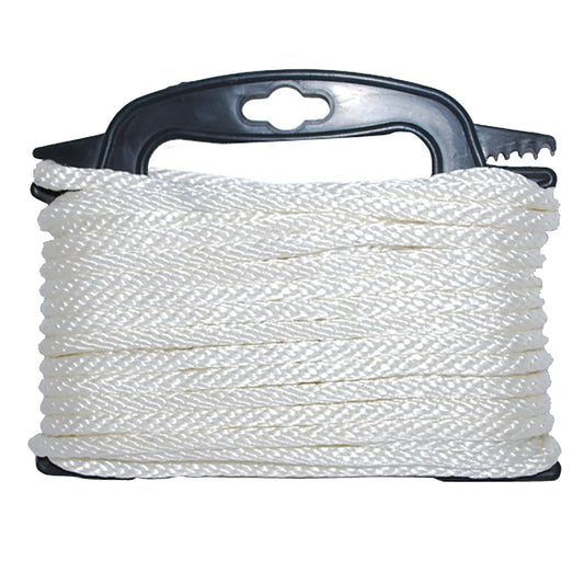 Attwood Braided Nylon Rope - 3/16in x 100ft - White | SendIt Sailing