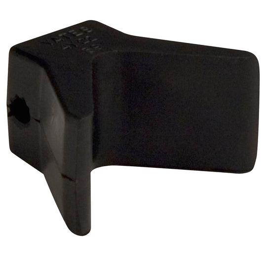C.E. Smith Bow Y-Stop - 2in x 2in - Black Natural Rubber | SendIt Sailing