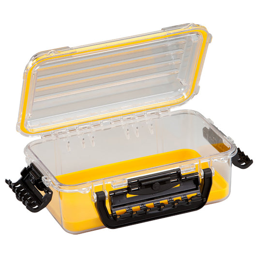 Plano Waterproof Polycarbonate Storage Box - 3600 Size - Yellowith Clear | SendIt Sailing