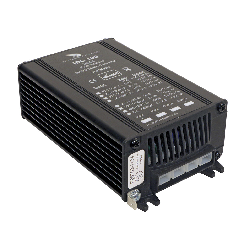 Samlex 100W Fully Isolated DC-DC Converter - 8A - 30-60V Input - 12.5V Output | SendIt Sailing