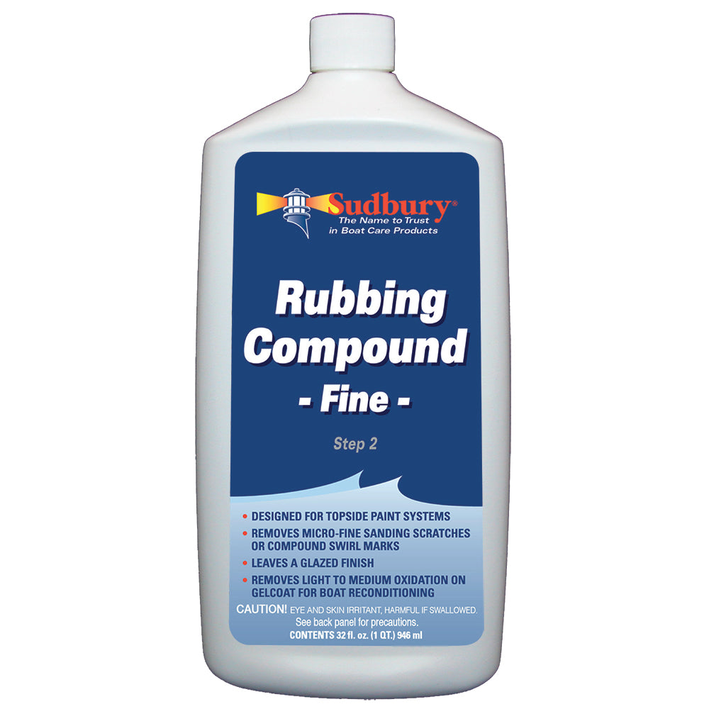 Sudbury Rubbing Compound Fine - Step 2 - 32oz Fluid | SendIt Sailing