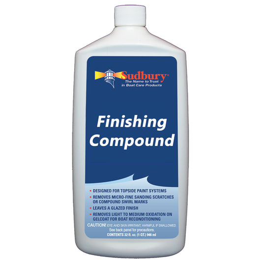 Sudbury Finishing Compound - 32oz Liquid | SendIt Sailing