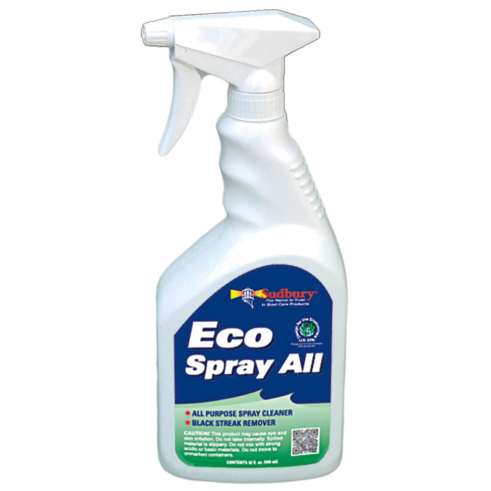 Sudbury Eco Spray All & Black Steak Remover - 32oz Spray | SendIt Sailing