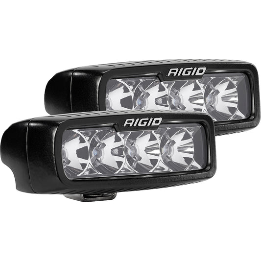 RIGID Industries SR-Q Series PRO Flood LED - Pair - Black | SendIt Sailing